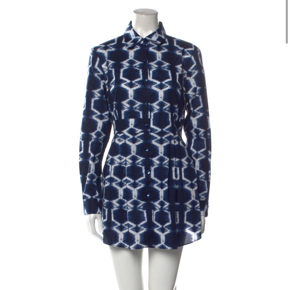 Lafayette 148 Printed Mini Dress
